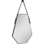 Spiegel - Livion Imena - Decoratief Spiegelglas - Zwart -, Huis en Inrichting, Woonaccessoires | Spiegels, Ophalen of Verzenden