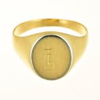 Ring met amulet - 18 karaat Geel goud