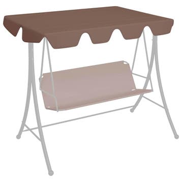 vidaXL Vervangingsluifel voor schommelbank 150/130x105/70 cm, Verzenden, Nieuw