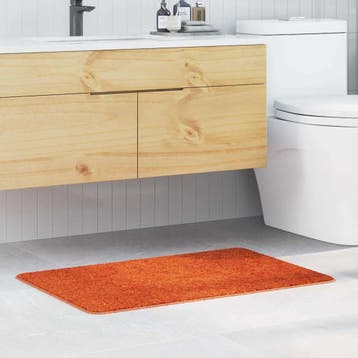 vidaXL Antislip Badmat Oranje 60 x 90 cm PP, Verzenden, Nieuw, Oranje
