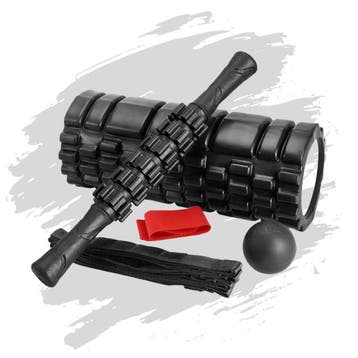 Yoga Foamroller Set 6-in-1 – Massage Roller met Accessoires, Verzenden, Nieuw