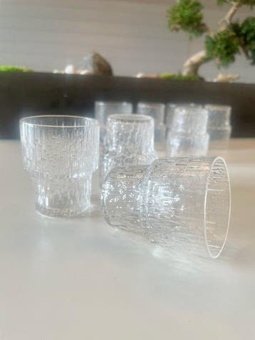 Iittala - Tapio Wirkkala - Wijnglas - Glas - 8 likeurglazen