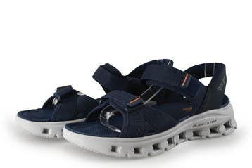 Skechers Sandalen in maat 43 Blauw, Sandalen, Zo goed als nieuw, Skechers, Verzenden