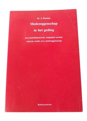 Medezeggenschap in het geding J. PLasman ISBN9023911911, Verzenden, Gelezen