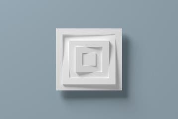 Decoflair B22 / Nomastyl CS3 Rozet 3D (30 x 30 cm), Ophalen of Verzenden, Nieuw