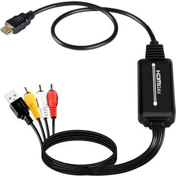 DrPhone PrimeLink - Signaalomzetter - HDMI Tot AV Kabel - 10, Verzenden, Nieuw