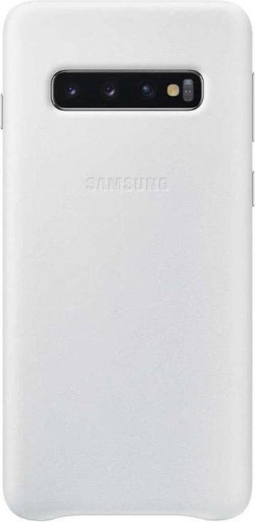 Samsung Lederen Cover - voor Samsung Galaxy S10 - Wit, Ophalen of Verzenden, Nieuw