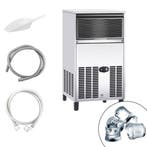 GGM Gastro | IJsblokjesmachine - cilinder - 75 kg/24 h |, Verzenden