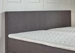 Boxspring met opbergruimte Bologna 160 200 Antraciet, Verzenden, 200 cm, 160 cm, Nieuw