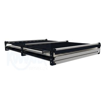 3 meter opslagcontainer vuren vloer 3,5cm Grijs