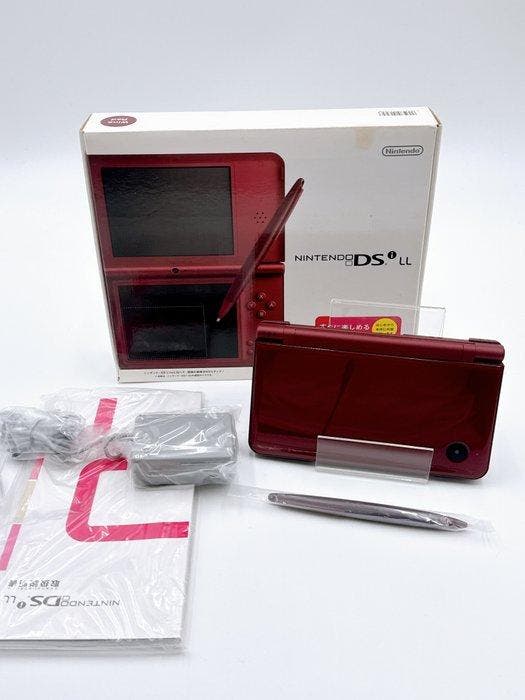 Nintendo - Nintendo DSi LL Wine Red Console CIB Tested, Spelcomputers en Games, Spelcomputers | Overige Accessoires