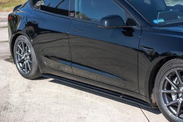 Side Skirts Diffusers Tesla Model 3 / Model 3 Performance, Auto-onderdelen, Verzenden, Nieuw