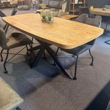 Showroomactie! Eettafel Deensovaal | 180/210/240 | Van 825,-, Huis en Inrichting, Nieuw, Vijf personen of meer, Modern | Luxe | Landelijk | Klassiek