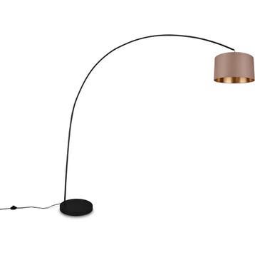 LED Vloerlamp - Trion Yavas - E27 Fitting - Voetschakelaar -, Huis en Inrichting, Ophalen of Verzenden, Nieuw, Metaal, Overige fittingen