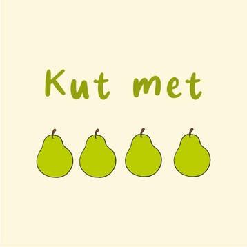 Homebound Tegeltje kut met peren, Ophalen of Verzenden