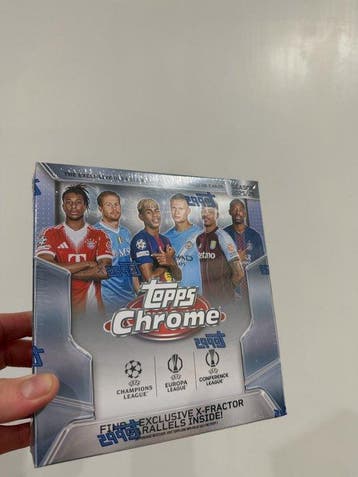 2025/26 Topps Chrome UEFA Originele verpakking, Sealed box -, Nieuw