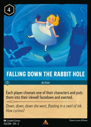[162/204] - FALLING DOWN THE RABBIT HOLE ENG NON-FOIL [M/NM], Verzenden, Nieuw