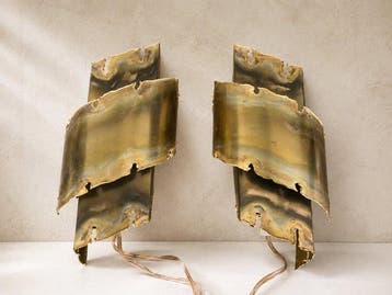 Thea Metal - Wandkandelaar (2) - Messing - Svend Aage Holm