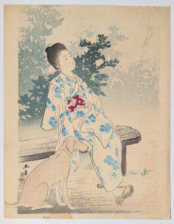 Kawai Gyokud • Koele bries • Kuchi-e • Meiji • Japanse