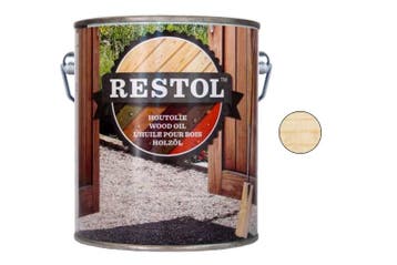Restol Restol houtolie zijdeglans 2,5 liter, naturel uv, Verzenden, Nieuw
