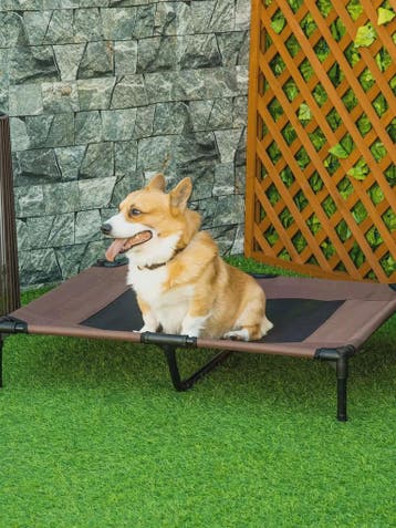 PawHut bed-footed dog bed cat camp bed bed raised aniamux Gr, Dieren en Toebehoren, Verzenden, Nieuw