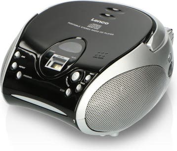 Lenco SCD-24 - Draagbare radio CD speler met AUX-uitgang - Z, Audio, Tv en Foto, Luidsprekers, Verzenden, Zo goed als nieuw