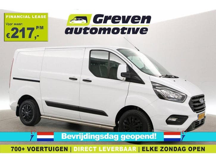 Ford Transit Custom 2.0 TDCI L1H1 | Airco | Cruise | 3, Auto's, Bestelauto's, Handgeschakeld, Diesel, Wit, Ford