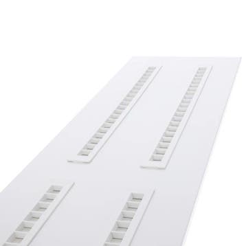 LED LOUVRE PANEEL | NOVA | 120X30CM | 36W | CCT-SWITCH | WIT, Ophalen of Verzenden, Nieuw