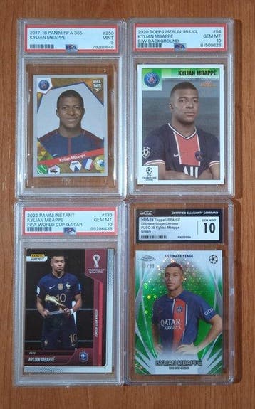 2017/18, 2020/21, 2022, 2023/24 Panini,Topps FIFA 365, UEFA, Nieuw