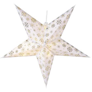 Kerstster Goud 60cm (Verlichting voor binnen), Diversen, Kerst, Ophalen of Verzenden, Nieuw