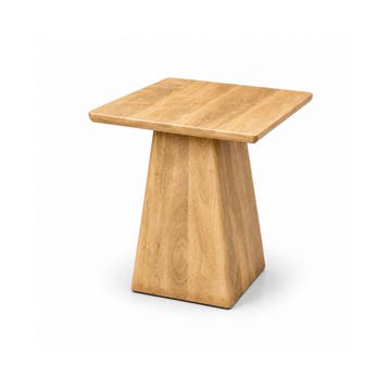 Bijzettafel Skagen 40x40x50cm Mango naturel, Ophalen of Verzenden, Nieuw