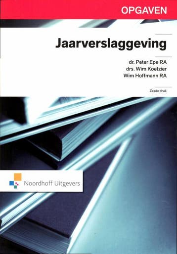 Jaarverslaggeving Opgaven 9789001797799, Verzenden, Zo goed als nieuw