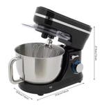 Keukenmachine 4.5L Kantelbare Kop Mixer Deeg Beslag, Witgoed en Apparatuur, Keukenmixers, Verzenden, Nieuw