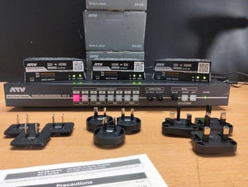 ATV MS-8 Multi-Format Studio Video Switcher Kit - Bundled