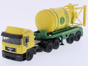 Schaal 1:50 Conrad NEW OLD STOCK 6103 MAN 2000 sattelzug..., Ophalen of Verzenden, Nieuw, Conrad