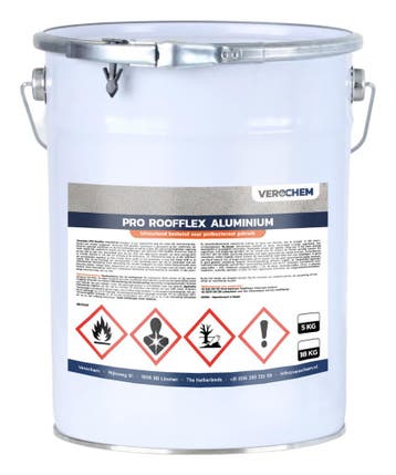 Pro Roofflex Dakcoating Aluminium 5KG, Ophalen of Verzenden, Nieuw