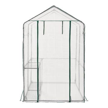 [en.casa] Tuinkas Oosterhout met 4 planken 120x186x190 cm, Verzenden, Nieuw