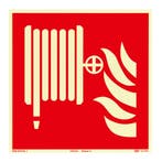 Brandslang Bord (F002) / Fotoluminescerend Brandveilighe...