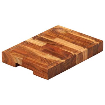 vidaXL Hakblok 30x21x4 cm massief acaciahout, Huis en Inrichting, Verzenden, Nieuw