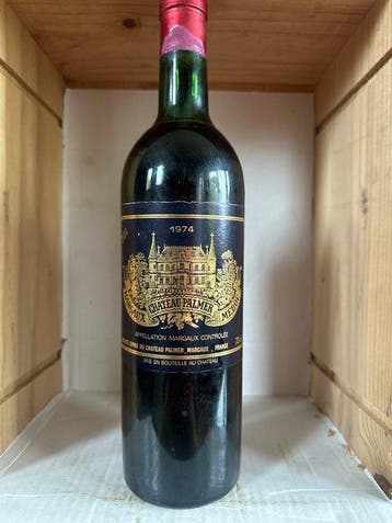 1974 Château Palmer - Margaux 3ème Grand Cru Classé - 1 Fles, Verzamelen, Nieuw