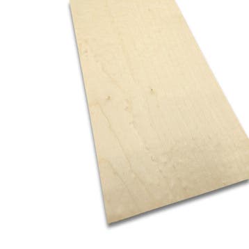 Esdoorn (gewaterd) fineer | 18 vellen | 115x16 cm, Nieuw