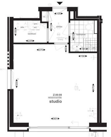 Te huur: Studio Rosy Wertheimstraat in Amsterdam, Noord-Holland, Amsterdam
