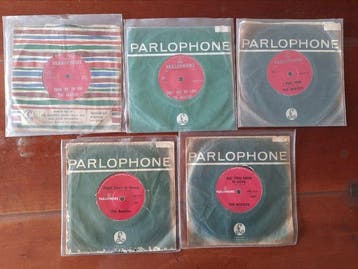 Beatles - 5 x Early Beatle singles from New Zealand in, Nieuw in verpakking
