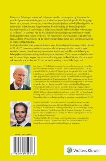 Elementair Belastingrecht Theorieboek 2018/2019, Verzenden, Gelezen