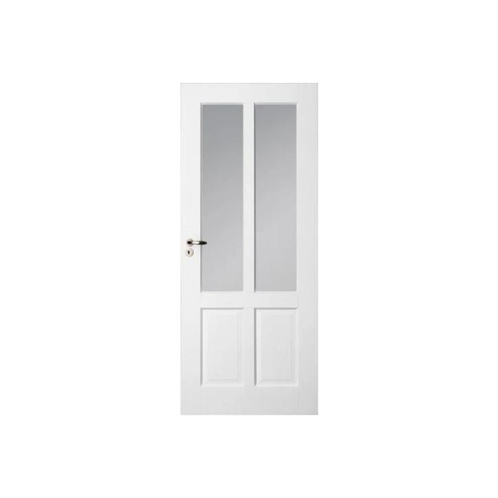 Skantrea binnendeur SKS 1242 83x231,5 (Wit, Stomp), Doe-het-zelf en Verbouw, Deuren en Horren, Nieuw, Glas, Binnendeur, 215 cm of meer