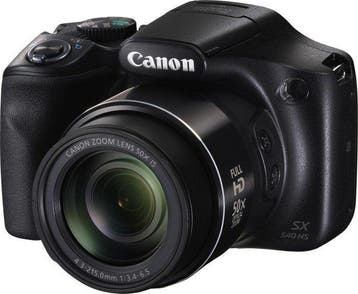 Canon PowerShot SX540 HS Digitale Compact Camera - Zwart (Ni, Verzenden, Nieuw
