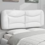 vidaXL Hoofdbordkussen Hvar 120 cm kunstleer wit, Verzenden, Nieuw, Wit, Overige materialen