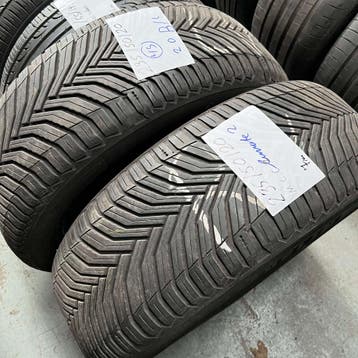 2 x Michelin CrossClimate 235-50-20 4 Seizoenbanden 7mm, Gebruikt, Ophalen of Verzenden, 235 mm, All Season