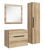 Badkamermeubel Set Cali 60 x 35 cm - Eiken, Verzenden, Nieuw