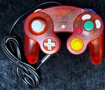 Nintendo GameCube Controller Crystal Rood Transparant NGC, Spelcomputers en Games, Games | Nintendo GameCube, Verzenden, Nieuw